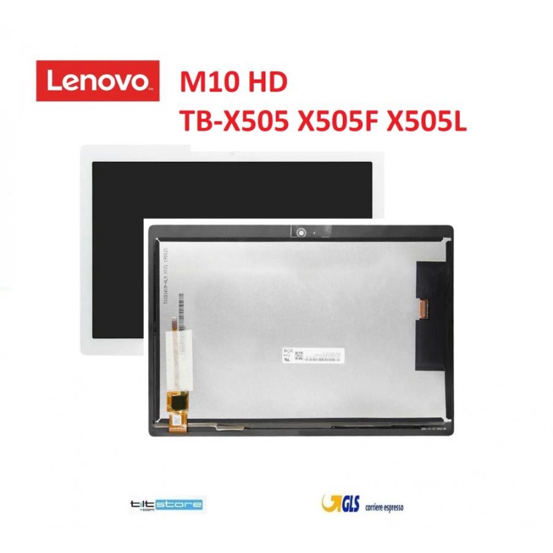 DISPLAY LCD TOUCH PER LENOVO TB-X505 X505F X505L TAB M10 HD BIANCO