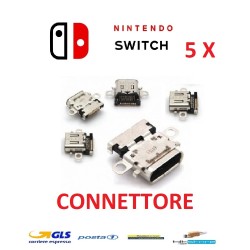 5 CONNETTORE RICARICA NINTENDO SWITCH USB TYPE-C