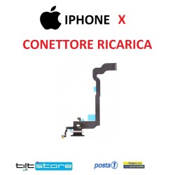 CONNETTORE RICARICA IPHONE X FLAT DOCK RICARICA