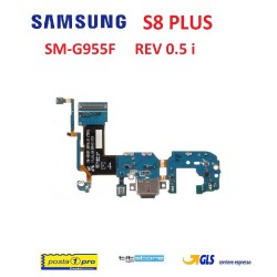CONNETTORE RICARICA SAMSUNG S8 PLUS SM-G955F REV 0.5 i FLAT DOCK MICROFONO AUX
