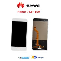 DISPLAY LCD HUAWEI HONOR 9 STF-L09 BIANCO NO FRAME VETRO SCHERMO TOUCH SCREEN