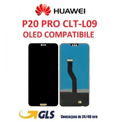 DISPLAY LCD HUAWEI P20 PRO CLT-L09 OLED NERO COMPATIBILE