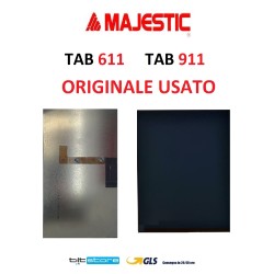 DISPLAY LCD MAJESTIC TAB 611 MAJESTIC TAB 911 SCHERMO ORIGINALE RICONDIZIONATO USATO