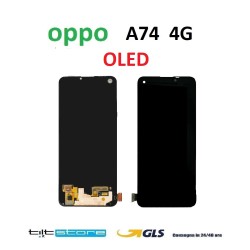 DISPLAY LCD OPPO A74 4G CPH2219 CPH2211 OLED TOUCH SCREEN VETRO SCHERMO NERO