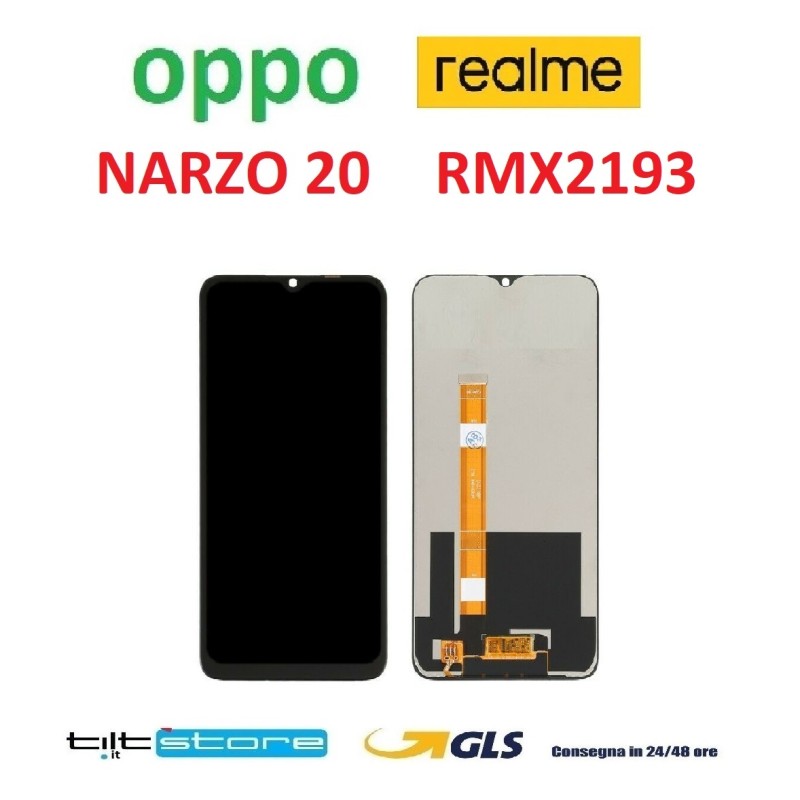 DISPLAY LCD OPPO REALME NARZO 20 RMX2193 SCHERMO SERVICE BULK