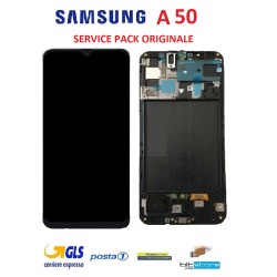 DISPLAY LCD SAMSUNG A50 2019 SM A505 ORIGINALE SERVICE PACK