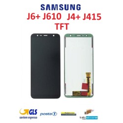 DISPLAY LCD SAMSUNG J4 PLUS J4+ 2018 J415 J6 PLUS J6+ J610 NERO