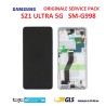 DISPLAY LCD SAMSUNG S21 ULTRA SILVER SM G998 GALAXY SERVICE PACK SCHERMO ORIGINALE