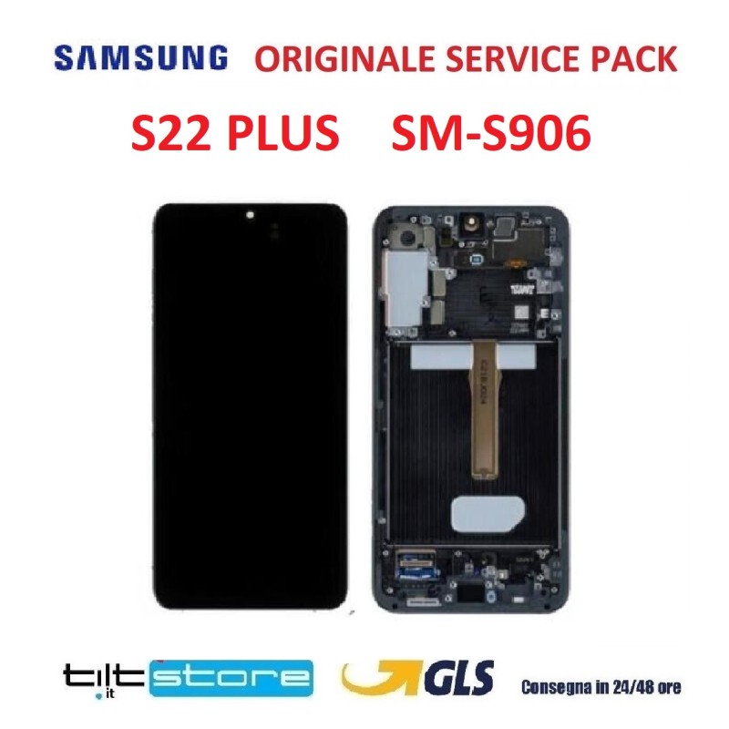 DISPLAY LCD SAMSUNG S22 PLUS SM S906 GALAXY SERVICE PACK SCHERMO ORIGINALE
