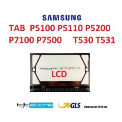 DISPLAY LCD SAMSUNG TAB P5100 P5110 P5200 P7100 P7500 T530 T531 T535 ORIGINALE RIGENERATO
