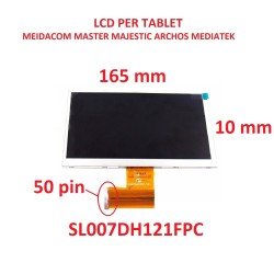 LCD PER TABLET 7 POLLICI HD cod SL007DH121FPC R20