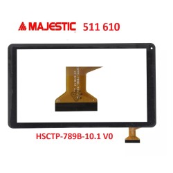 VETRO TOUCH SCREEN MAJESTIC TAB 511 Majestic Tab 610 HSCTP-789B-10.1 V0