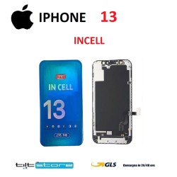 DISPLAY LCD IPHONE 13 ZY INCELL APPLE SCHERMO VETRO NERO