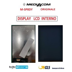 DISPLAY LCD MEDIACOM SMARTPAD IYO 8 M-SP8DY SCHERMO IPS INTERNO ORIGINALE SMONTATO