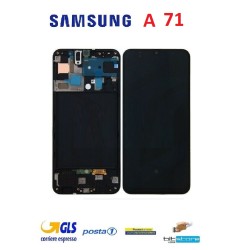DISPLAY LCD SAMSUNG A71 2020 A715 SM A715F A71 SCHERMO OLED CON FRAME